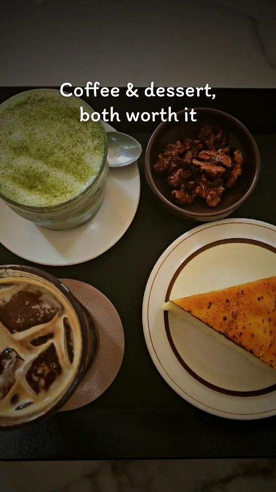 Coffee and dessert