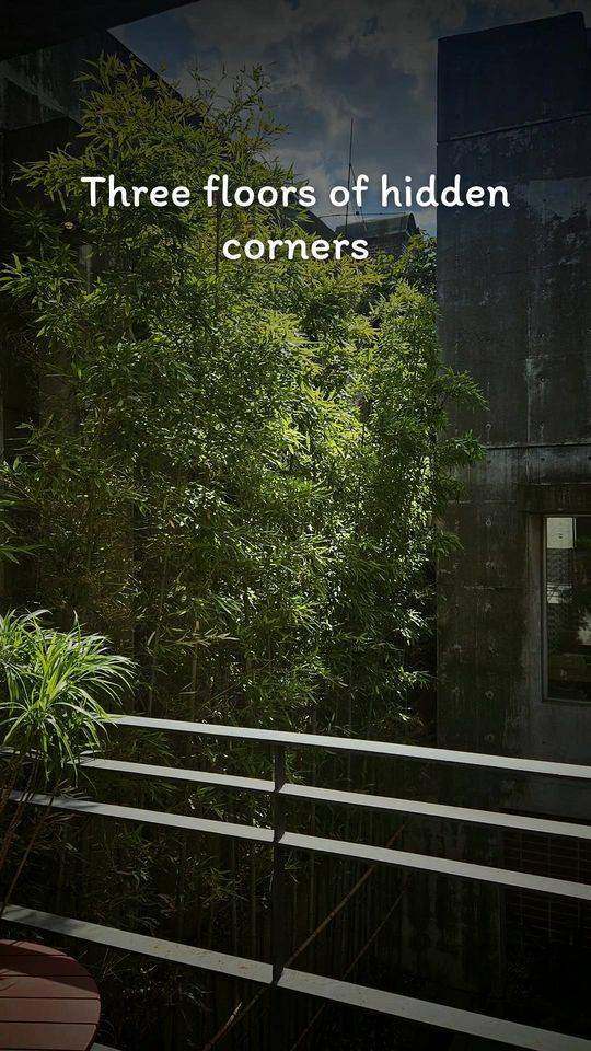 Hidden corners on three floors